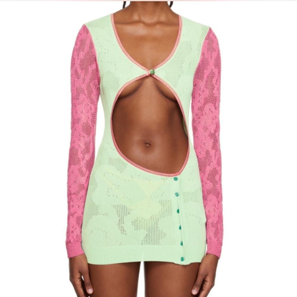 Katya Zelentsova mesh dress